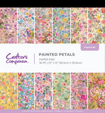 Crafters Companion Paper, Spring Floral Print Paper Pad - 12" x 12"