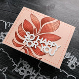 Concord & 9th Stencil Pack, Long Line Leaves (6pc)