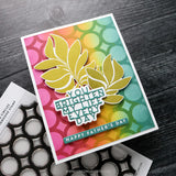 Concord & 9th Stencil Pack, Long Line Leaves (6pc)