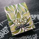 Concord & 9th Stencil Pack, Long Line Leaves (6pc)