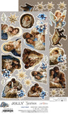 Craft O'Clock Embellishment, Extras Sheet, Jolly Season - Holly Night