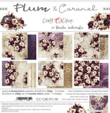 Craft O'Clock Paper Pack 12x12 - Plum & Caramel