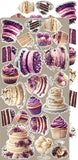 Craft O'Clock Embellishment ,Extras Set, Plum & Caramel - Plum