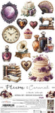 Craft O'Clock Embellishment ,Extras Set, Plum & Caramel - Plum
