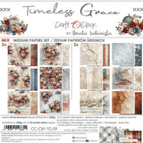 Craft O'Clock Paper Pack 8x8 - Timeless Grace Mix