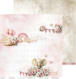 Craft O'Clock Paper, 12X12 - Baby Girl Universe