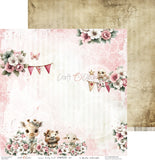 Craft O'Clock Paper, 12X12 - Baby Girl Universe
