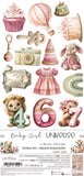 Craft O'Clock Embellishment, Extra Set, Baby Girl Universe - Baby Girl