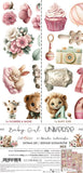 Craft O'Clock Embellishment, Extras Set, Baby Girl Universe - Mix
