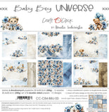 Craft O'Clock, 12X12 Paper Collection, Baby Boy Universe