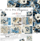 Craft O'Clock, 12X12 Paper Collection, Mr. & Mrs. Elegance