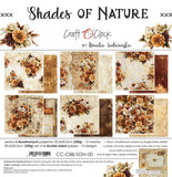 Craft O'Clock, 12X12 Paper Collection, Shades of Nature