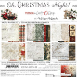 Craft O'Clock Paper, 8x8 Basics Paper Pad -  Oh Christmas Night