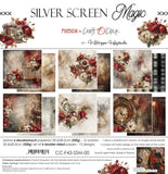 Craft O'Clock, 12X12 Paper Collection, Silver Screen Magic
