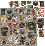 Craft O'Clock Embellishment, Extras Set, Silver Screen Magic - Cinema