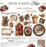 Craft O'Clock Embellishment, Extras Set, Silver Screen Magic - Cinema