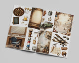 Creatief Art Embellishment - Creatief Art - "Vintage Gentlemen" Book - Creative CutOuts