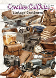 Creatief Art Embellishment - Die-Cuts - Vintage Gentlemen - 23 Pieces