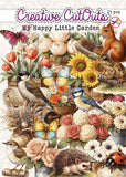Creatief Art Embellishment - Die-Cuts - My Happy Little Garden - 23 Pieces