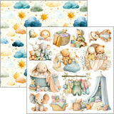 Ciao Bella Paper, 6X6 Fussy Cut Pad, Lunibloom