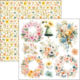 Ciao Bella Paper, 6X6 Fussy Cut Pad, Lunibloom