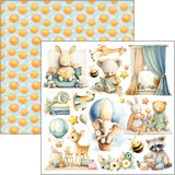 Ciao Bella Paper, 6X6 Fussy Cut Pad, Lunibloom