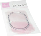 Marianne Design Clear Stamp - Silhouette Art - Oval Frame