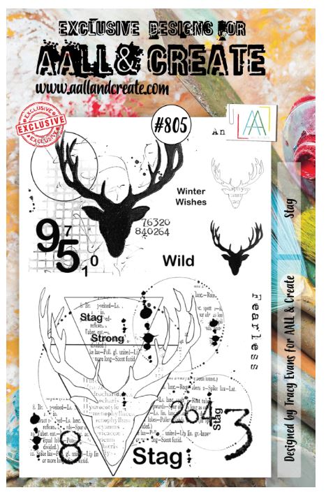AALL & Create Stamp, 805 - Stag