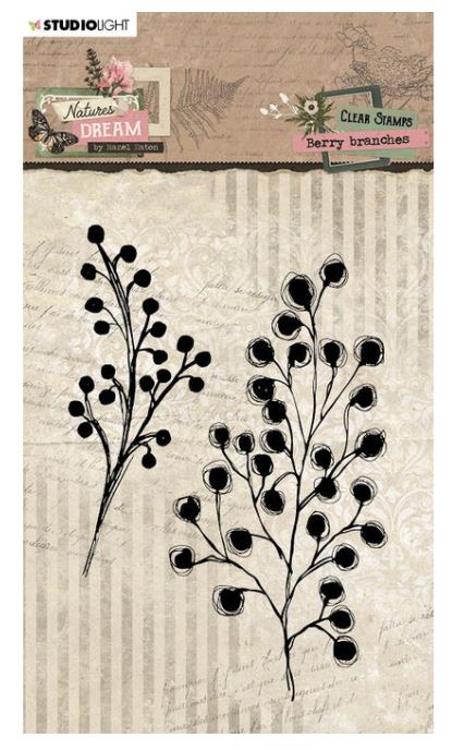 StudioLight Stamp, Natures Dream - Berry Branches