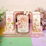 Hunkydory Crafts Paper, Deluxe Craft Pads - Blushing Blossoms