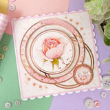 Hunkydory Crafts Paper, Deluxe Craft Pads - Blushing Blossoms
