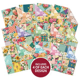 Hunkydory Crafts Paper, Duo Design Paper Pads - Pretty Patchworks & Country Tiles