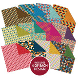 Hunkydory Crafts Paper, Duo Design Paper Pads - Retro Revival & Flower Power