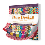 Hunkydory Crafts Paper, Duo Design Paper Pads - Retro Revival & Flower Power