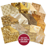 Hunkydory Crafts Paper, Duo Design Paper Pads - Gilded Elegance & Brushed Gold