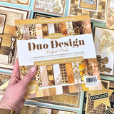 Hunkydory Crafts Paper, Duo Design Paper Pads - Gilded Elegance & Brushed Gold