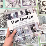 Hunkydory Crafts Paper, Duo Design Paper Pads - Silver Splendour & Glorious Glitter