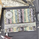 Hunkydory Crafts Paper, Duo Design Paper Pads - Silver Splendour & Glorious Glitter