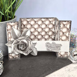Hunkydory Crafts Paper, Duo Design Paper Pads - Silver Splendour & Glorious Glitter