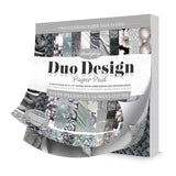 Hunkydory Crafts Paper, Duo Design Paper Pads - Silver Splendour & Glorious Glitter