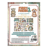 Stamperia Embellishments, Printed Decorative Ephemera - Furry Friends 2