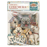 Stamperia Embellishments, Printed Decorative Ephemera - Furry Friends 2