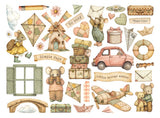 Stamperia Embellishment, Decorative Die Cuts For Art And Craft - Cozy Family