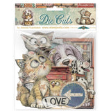 Stamperia Embellishments, Printed Decorative Die Cuts - Furry Friends 2