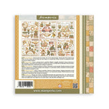 Stamperia Embellishment, Printed Decorative Rub On Kit  - Cozy Family