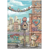 Stamperia Paper, Printed Rice Papers - Furry Friends 2