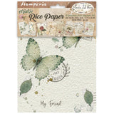 Stamperia Paper, Printed Rice Paper - Flowers And Poems