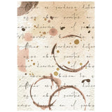 Stamperia Paper, Printed Rice Paper - Flowers And Poems