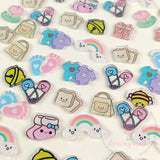 Dress My Craft Embellishment, Adorable Mini Acrylic Charms