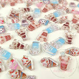 Dress My Craft Embellishment,  Cute Ice Cream Charms Mix